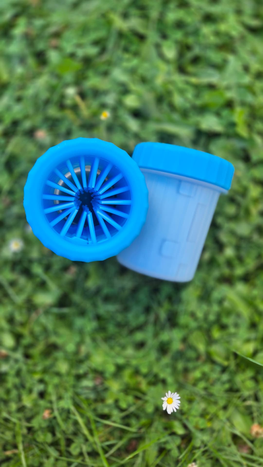 Detail modrého čističa labiek Dogo PawClean